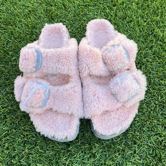 NWT Arizona Big Buckle Teddy Shearling Birkenstock Papillio EU 36/US 5 Narrow - Picture 5 of 10